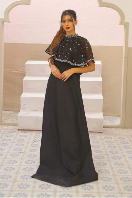 Korean Silk & Soft Net Pishwas